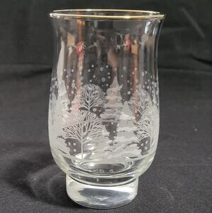 Vintage Libbey "Winter Wonderland" glasses